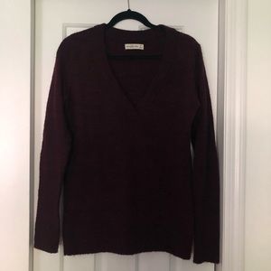 Maroon Abercrombie & Fitch Sweater